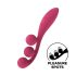 Satisfyer Tri Ball 1 - oppladbar multifunksjonsvibrator (rød)