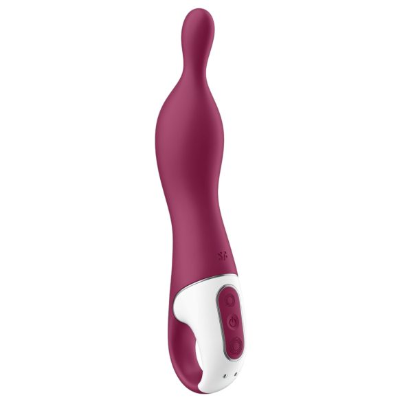 Satisfyer A-Mazing 1 - Oppladbar A-punktvibrator (rød)