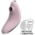 Satisfyer Vulva Lover 1 - Lufthull klitorisvibrator (lilla)