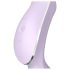 Satisfyer Curvy Trinity 2 - luftig 2i1 vibrator (lilla)