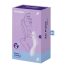 Satisfyer Curvy Trinity 2 - luftig 2i1 vibrator (lilla)