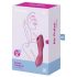 Satisfyer Curvy Trinity 3 - luftbølgevibrator 2-i-1 (rød)