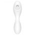 Satisfyer Curvy Trinity 5+ - smart 2-i-1 vibrator (hvit)