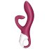 Satisfyer Embrace Me - rød klitorisvibrator med skaft