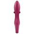 Satisfyer Embrace Me - rød klitorisvibrator med skaft