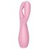 Satisfyer Threesome 3 - oppladbar klitorisvibrator (rosa)