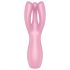 Satisfyer Threesome 3 - oppladbar klitorisvibrator (rosa)