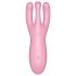 Satisfyer Threesome 4 - smart klitorisvibrator (rosa)