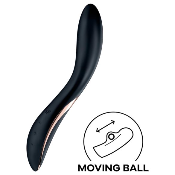 Satisfyer Rrrolling - bevegelig G-punktvibrator (svart)