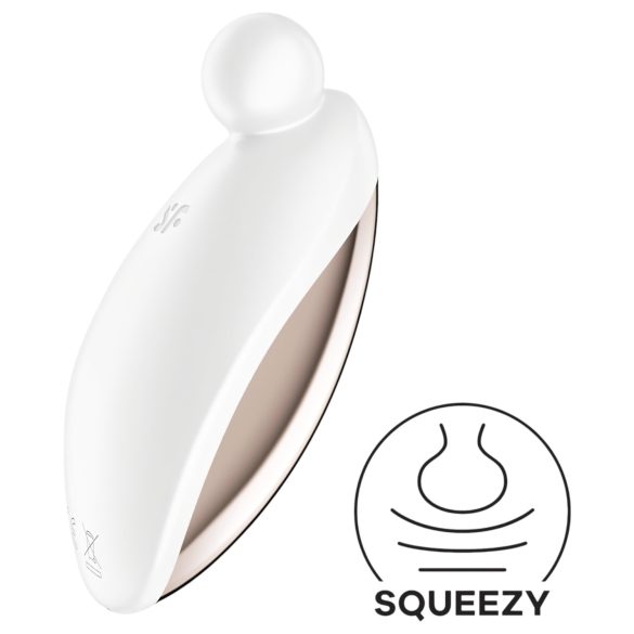 Satisfyer Spot On 2 - Oppladbar klitorisvibrator (hvit)