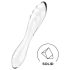 Satisfyer Dazzling Crystal 1 - Dobbeltsidig glassdildo (gjennomsiktig)