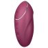 Satisfyer Tap & Climax 1 - 2-i-1 vibrator & klitorisstimulator (rød)