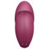 Satisfyer Tap & Climax 1 - 2-i-1 vibrator & klitorisstimulator (rød)