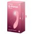 Satisfyer G-Force - oppladbar, vanntett G-punkt vibrator (rosa)