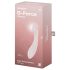 Satisfyer G-Force - oppladbar, vanntett G-punktvibrator (beige)