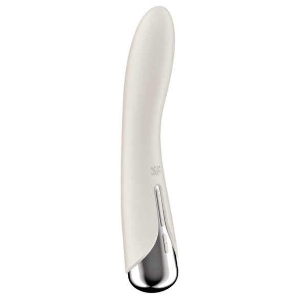 Satisfyer Spinning Vibe 1 - G-punkt vibrator med roterende hode (beige)