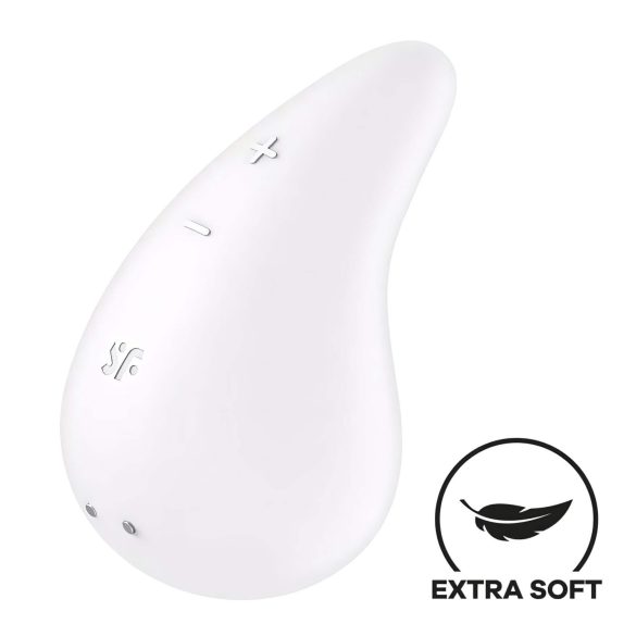 Satisfyer Dew Drop - Vanntett klitorisstimulator (hvit)