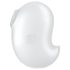 Satisfyer Cutie Ghost - oppladbar lufttrykk-klitorisvibrator (hvit)