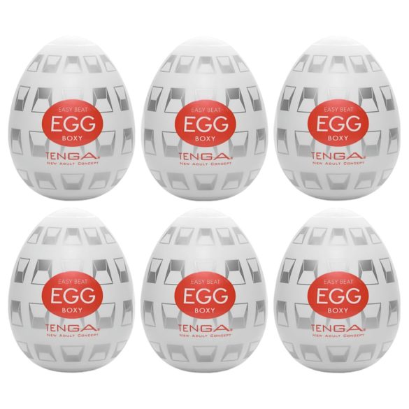 TENGA Egg Boxy – 6 stk. erotisk nytelseegg