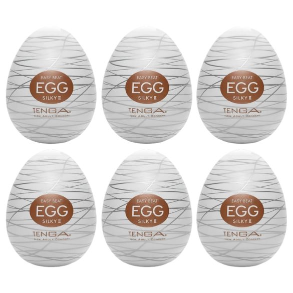 TENGA Egg Silky II - 6pk onani egg