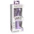 Dillio Curious Five - silikon dildo med sugekopp (15 cm) - lilla