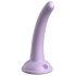 Dillio Curious Five - silikon dildo med sugekopp (15 cm) - lilla