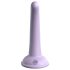 Dillio Curious Five - silikon dildo med sugekopp (15 cm) - lilla