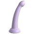 Dillio Hemmelig Oppdager - sugekoppdildo med hode (17 cm) - lilla