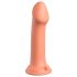 Dillio Big Hero - silikon dildo med sugekopp (17 cm) - oransje