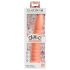 Dillio Wild Thing - riflet dildo (19 cm) - oransje