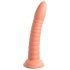 Dillio Wild Thing - riflet dildo (19 cm) - oransje