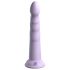 Dillio Slim Seven - sugekopp-stimulator-dildo (20 cm) - lilla