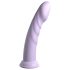 Dillio Super Eight – silikon dildo med sugekopp (21 cm) – lilla