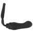 Black Velvet Perfekt Passform - strap-on dildo (svart)