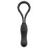 Black Velvet Perfekt Passform - strap-on dildo (svart)