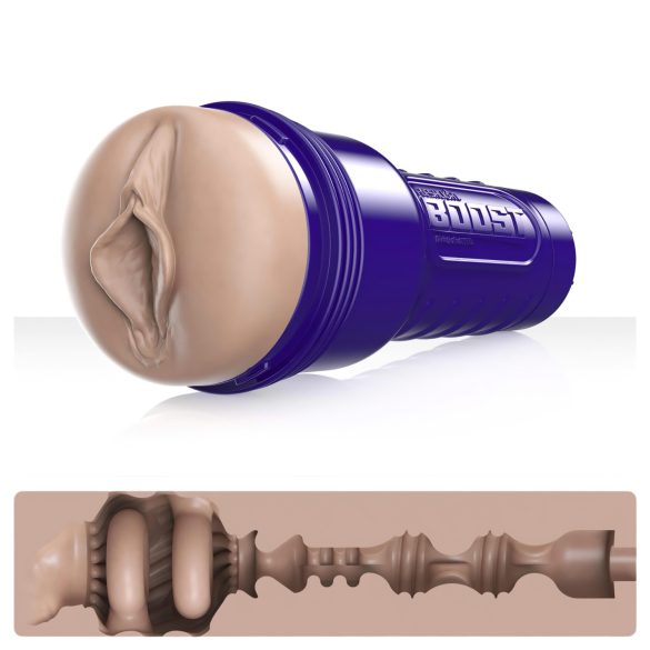 Fleshlight Boost Bang - naturtro masturbator i mykt material