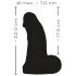 Realistisk Mega Dildo 22 cm - Svart