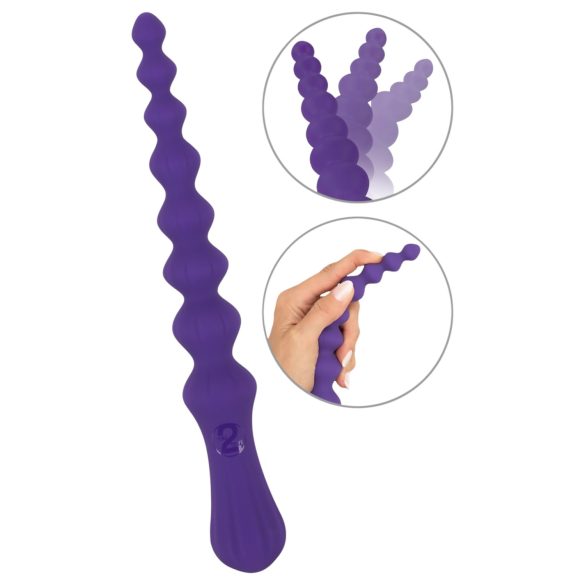 You2Toys - Fleksibel analdildo med kuler (lilla)