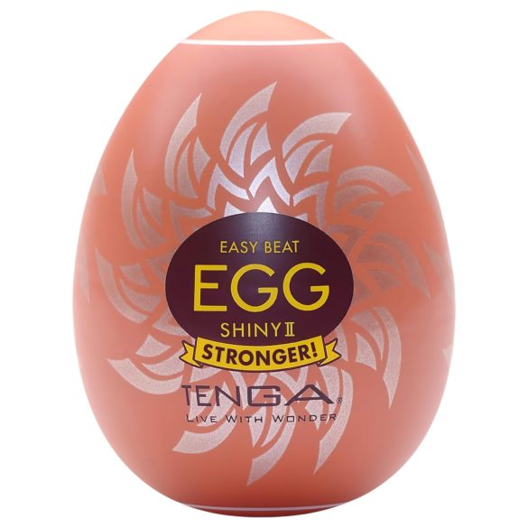 TENGA Egg Shiny II Strong - Kraftfull masturbasjonsleke (1 stk)