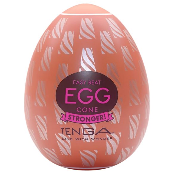 TENGA Egg Kone Strong - kraftig leketøyegg (1 stk)