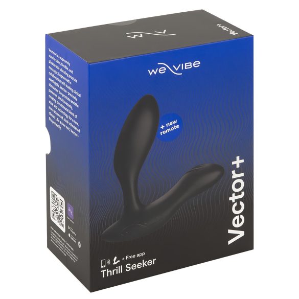 We-Vibe Vector+ - smart, oppladbar analvibrator (svart)