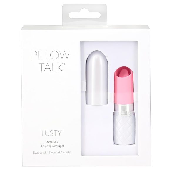 Pillow Talk Lusty - oppladbar tunge-vibrator (rosa)