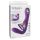 Fantasier for Henne - 4-motor G-punkt & klitorisvibrator (lilla)