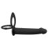 Black Velvets doble F - Justerbar analvibrator (svart)