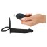 Black Velvets doble F - Justerbar analvibrator (svart)