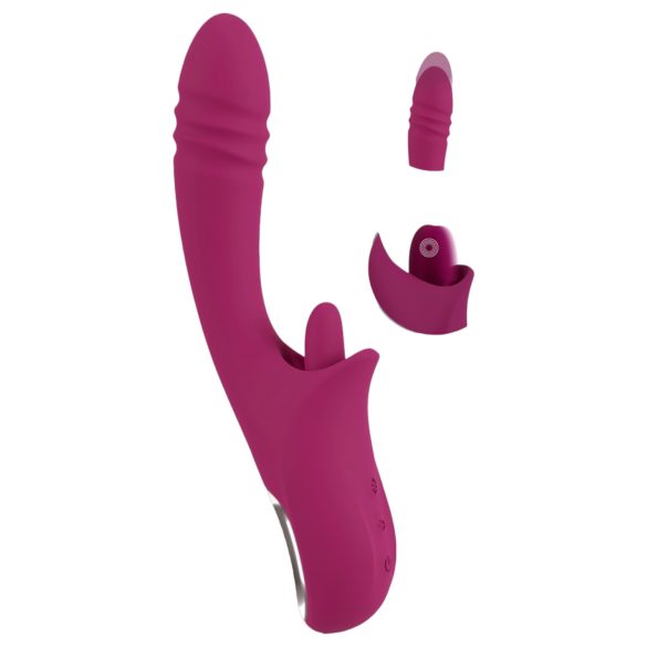 Javida Licking & Thrusting - lekker slikkevibrator (lilla)