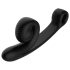 Snail Vibe Curve - 2-i-1 klitorisvibrator (svart)