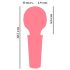 You2Toys Mini Wand - oppladbar massasjevibrator (rosa)