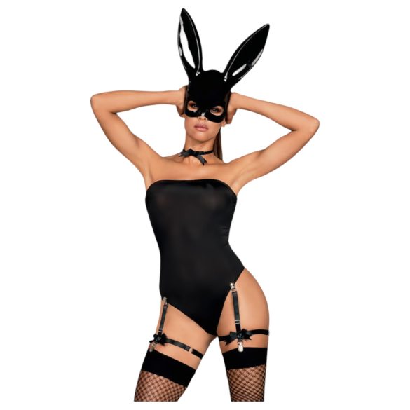 Sassy Bunny - Fristende kaninkostyme (svart)