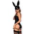 Sassy Bunny - Fristende kaninkostyme (svart)